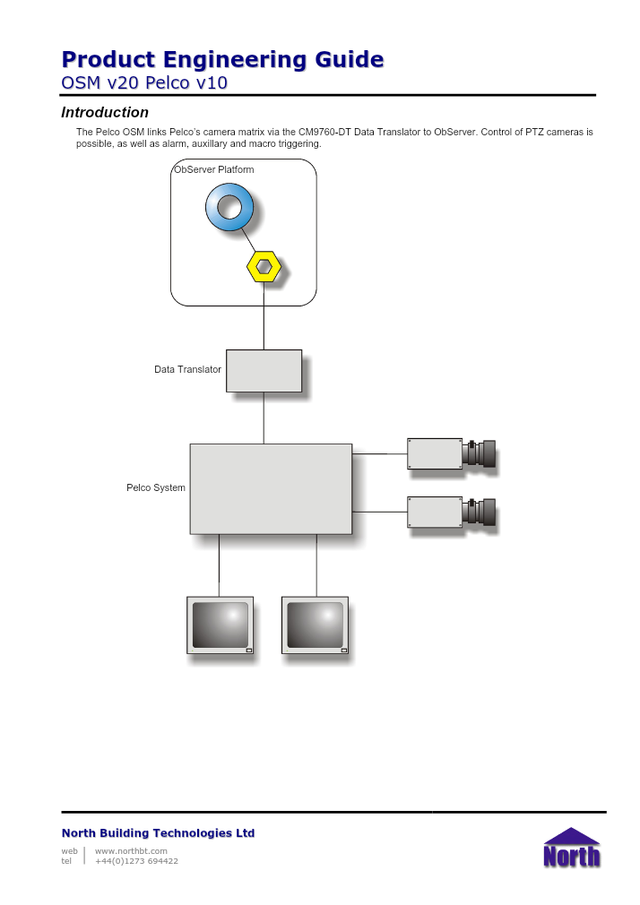 Preview thumbnail of page 1 of the Pelco Engineering Guide PDF document.